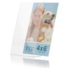 Set of 12 Snap - 4"x6" Clear Acrylic Self Standing