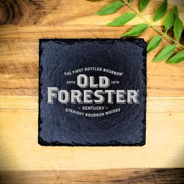 Handmade Old Forester Bourbon Whisky Slate Coaster Brand New Handcrafted Laser Engraved
