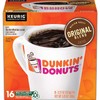Dunkin' Donuts Original Blend Medium Roast Coffee, 64 K Cups