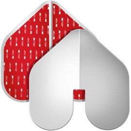 DECOHS 2 Pcs Bow Guard for Boats- Stainless Steel Boat Bow Protector Notched- Bow Keel Guard with Adhesive for Protection Boats Ships from Wear and Scratches