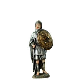 KTYDRY Exquisite Ancient Roman Shield Warrior - Shield Warrior Miniature Statue
