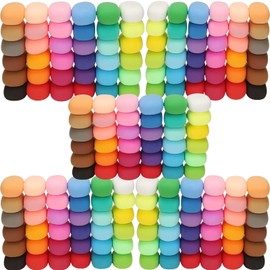 Wolwefa Air Dry Clay, 180 Packs Air Dry Foam Clay, Colored Foam Clay, Crafting Clay, Moldable Foam Clay Super Light Weight Air Dry Clay Perfect Clay for Arts Crafts