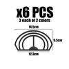 CYNOSURETECH 6 Piece Hat Brim Benders, Hat Styling Tools, Hat
