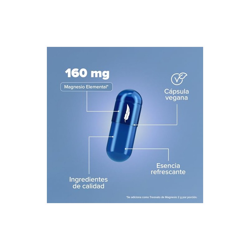 Birdman Treonato de Magnesio 160 mg | Sin Aditivos, Sin