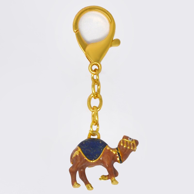 [YISHUI] （イスイ） キーホルダー 風水 キーチェーン 駱駝 お守り 長寿 財布 プレゼント