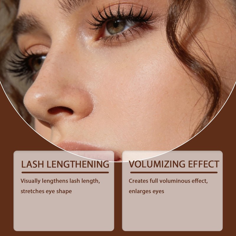 3Pcs Tubing Mascara Eyelash Primer, Waterproof Quick Drying Curling Mascara,