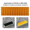 Bewinner Disipador de calor SSD de 70x22x3 mm para PCIE