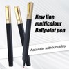 Yuxinrong 6 Pack Gel Pens Black 0.5 mm Medium Point