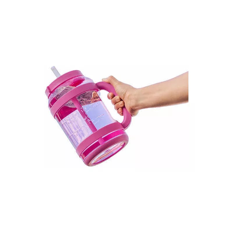 Reduce Botella De 2.36 Lts Con Agarradera Y Pajilla Color