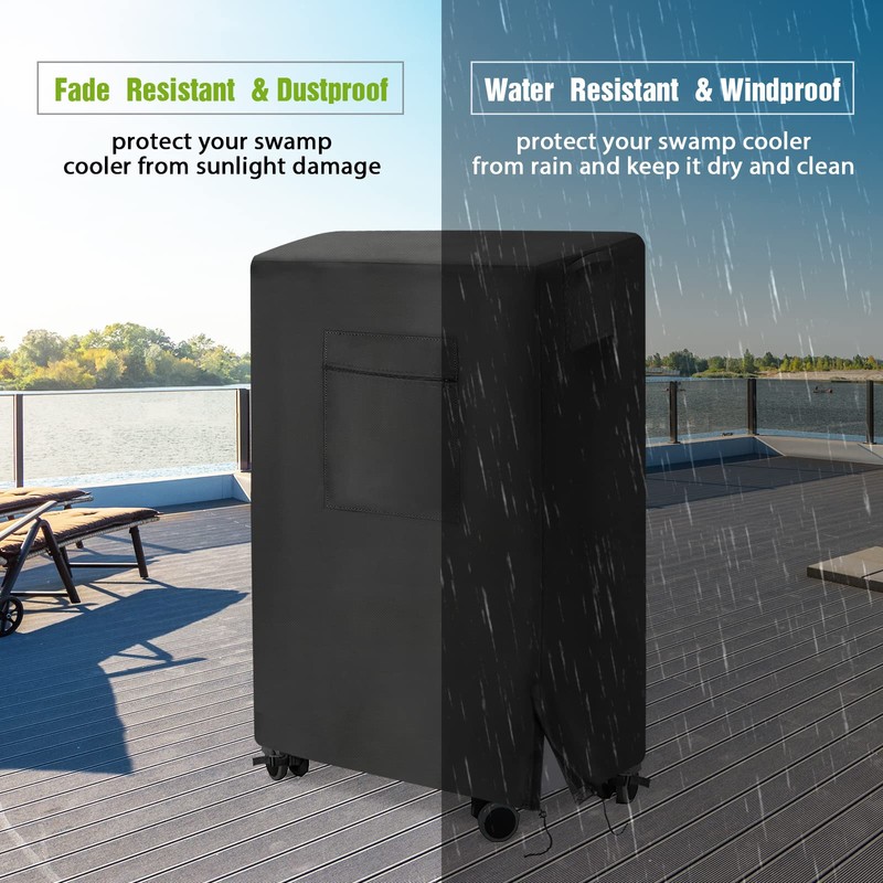 Guisong Swamp Cooler Cover for Hessaire MC61V/MC61M 5300 CFM, Heavy