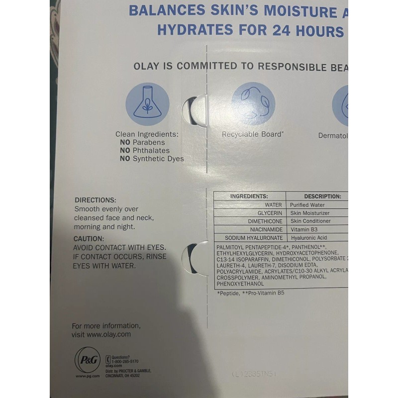 OLAY Advanced Retinol + Peptide 24 Night Face Moisturizer, 1.7oz