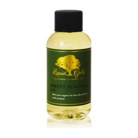Liquid Gold Sweet Almond Oil Pure&Organic for For Skin Hair & Health 2 Oz