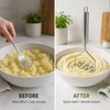 Stainless Steel Potato Masher for Kitchen Prep – Manual Food