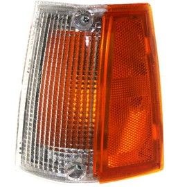 For Mazda B2200/B2600 1986-1993 Corner Light Driver and Passenger Side | Pair | Clear & Amber Lens | Replacement For MA2550101, MA2551101 | UB3951100A, UB3951090A