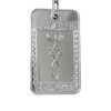 3 ARCHES USA Religious Messianic Necklace Silver Plated Inscribed With