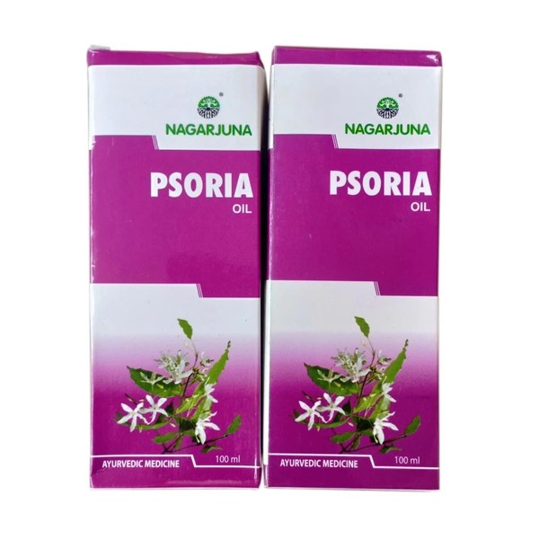 Generic (Pack of 2) Nagarjuna Psoria Oil (100ml Each) -