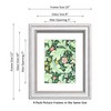 DEKWINN,8x10 Picture Frame Set of 4 with Real Glass for