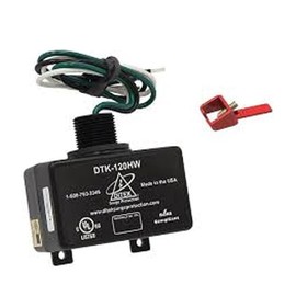 DITEK DTK-120HWLOK Single Phase, Surge Protective Device, 120 VAC, 3/4 INCH NPT Parallel Wired, 2 Wire, 10 KA