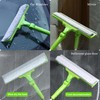 Homilifibra All-Purpose Shower Squeegee for Glass Doors, Bathroom Cleaner Tool