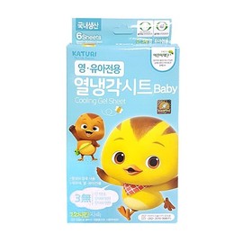 Mom Katuri heat cooling sheet (for infants and toddlers only) 6 sheets 2ea