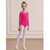 WEGETIT Long Sleeve Leotards for Girls Gymnastics Toddler Ballet Leotard