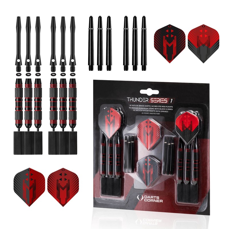 Darts Corner X1066 Thunder | 24 Piece Steel Tip Dart