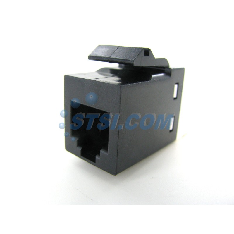 Commscope 1375192-2 Cat3 SL-Series RJ11,RJ14,RJ25 Modular Jack, Black ~STSI