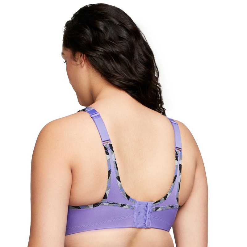 Glamorise, Sujetador Deportivo, Mujer, 50I, Púrpura/Ombre Force.