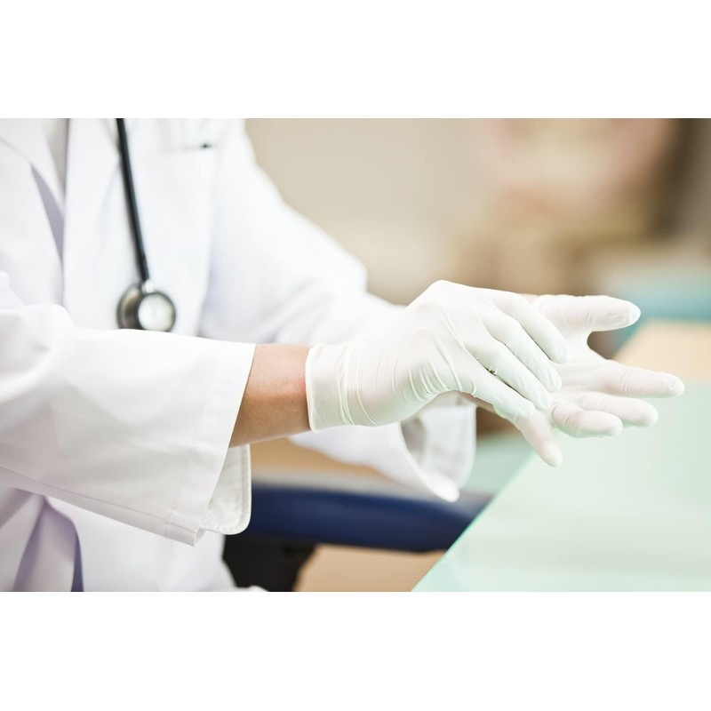 Disposable Nitrile Gloves 35PLUS, Blue or White, Pack of 100,