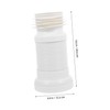 Operitacx Toilet Offset Seal Hose PVC Pipe Flexible and Sturdy