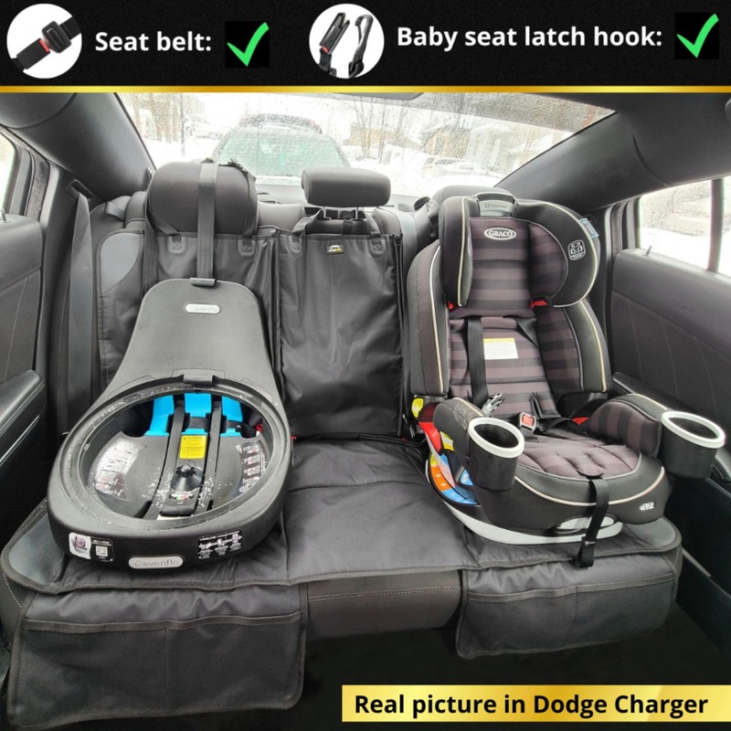 Caricar Car Seat Protector, Under Child Car Seats Cover |