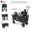 ForHauz Folding Collapsible Heavy Duty Wagon Cart with All-Terrain Wheels