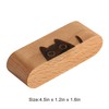 YOYAI Natural Wooden Name Card Holder Wood Business Card Holder