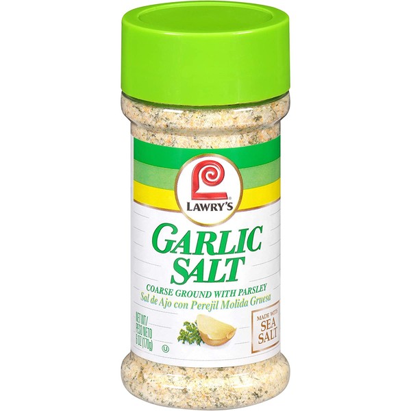 Lawry's Coarse Ground With Parsley Garlic Salt, 6 oz