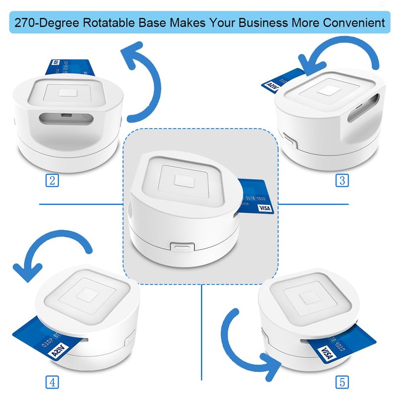 MirageCover Dock for Square Reader - Compatible with 1st and