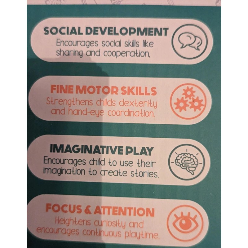 Playtek Truck Set Development Interactive Play Construction Motor Skill Imagine