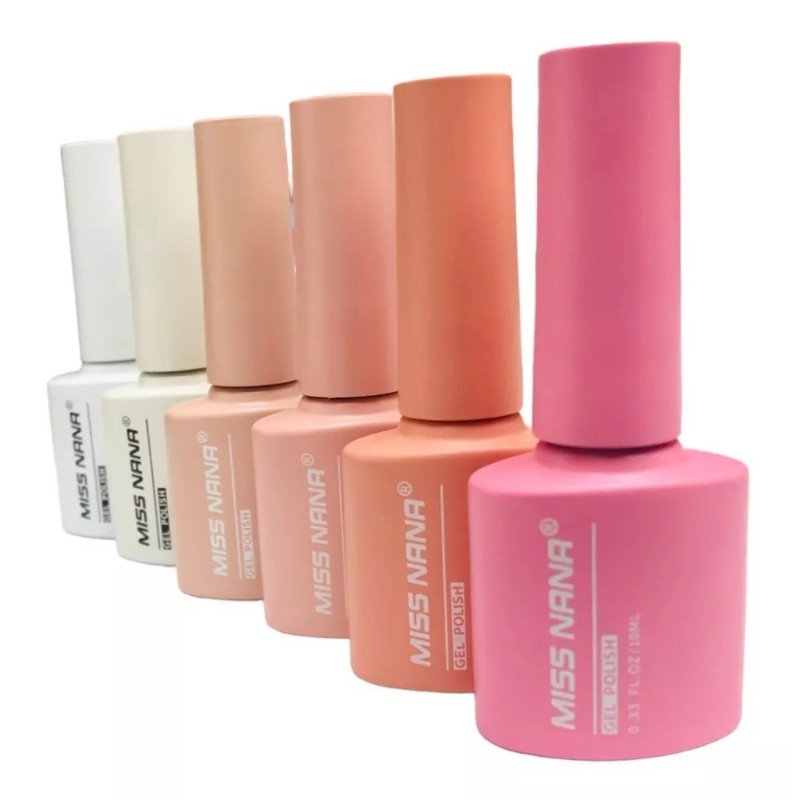 Miss Nana Set Esmaltes Happy Nail Caja Con 6 Tonos