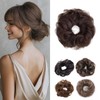 Rich Choices Messy Bun Hair Piece Real Human Hair Tousled
