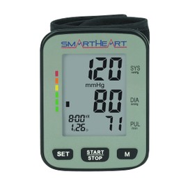 Smartheart Adult Cuff Arm Home Automatic Digital Blood Pressure Monitor Without Tube Black 1 Each