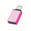 Unbranded 5 Pieces USB-C to USB Adapter - Hot Pink