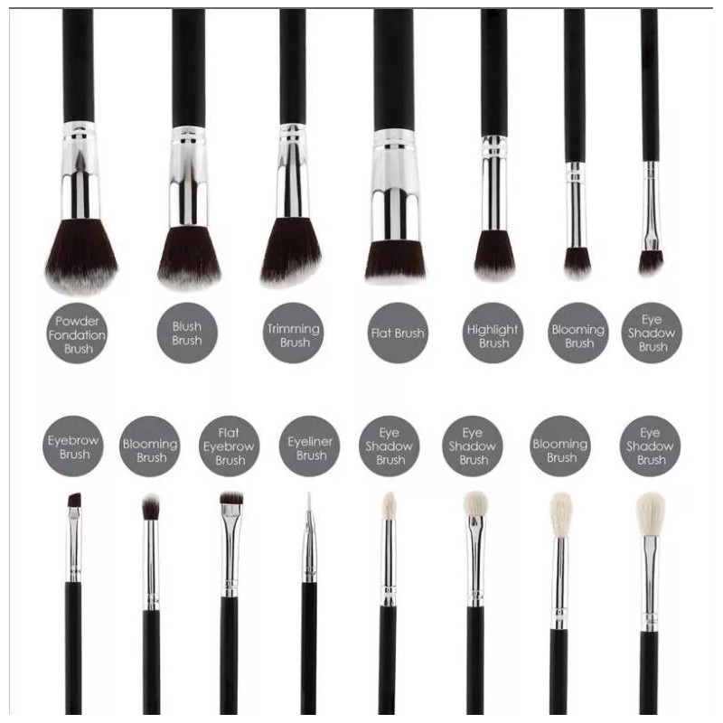 Original Juego De 15 Brochas De Maquillaje Profesionales.