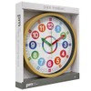 Park Madison 12 Inch Kids Learning Clock - Silent, Non-Ticking,