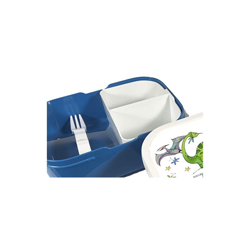 Lunch Box with Name, Excavator and Trunker, Includes Separation, Rosirosinchen