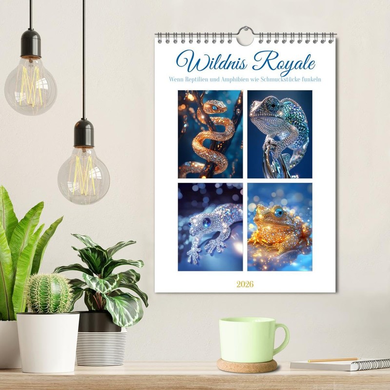 Wilderness Royale, US-Version (Wall Calendar 2026 DIN A4 Portrait), CALVENDO