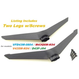 Vizio New Vizio VFD43M-0804 M43Q6M-K04 V435M-K04 D43F-J04 TV Stand Legs w/Screws