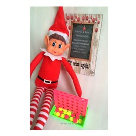 Elf 4 in a Row Prop Accessories Props Ideas Joke Christmas Decoration