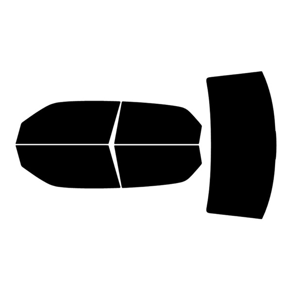 True Line Automotive Precut Window Tint Kit Nano Compatible with