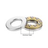 sourcing map 10pcs F6-12M Thrust Ball Bearings 6mm x 12mm