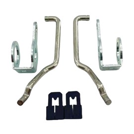 Door Lock to Latch Rod Set Fit for 1959-1964 Chevy Bel Air Biscayne Impala Replace 6164DLRCP,Door Lock Rod with Clip and Pawl Set