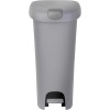 Hefty 12 Gallon Trash Can, Plastic Slim Lockable Step On
